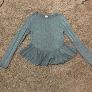 Light green long sleeve